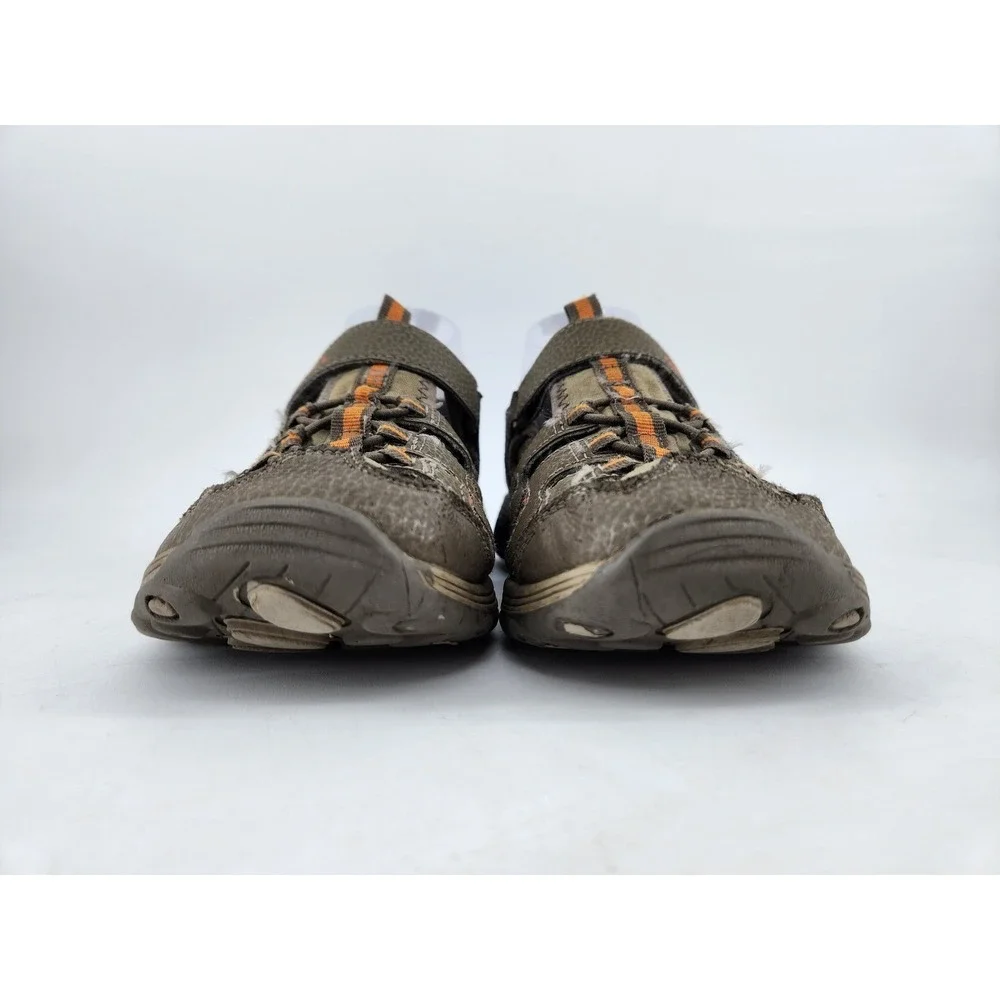 Merrell ML-Hydro H2O San Boys Size 4M Brown Orange Leather Water Shoes‎ MK261856